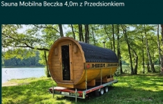 Bydgoszcz Toruń używaną mobilną saunę stan idealny sprzedam