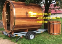 Katowice sauny z czerwonego cedru klasyczne mobilne sprzedam