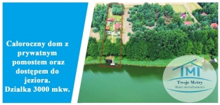 Bytoń Budzisław Jezioro głuszyńskie dom z prywatną plażą i prywatnym pomostem