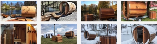 Gdańsk producent saun mobilnych z czerwonego cedru