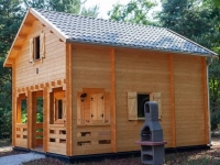 Lipno Rypin Włocławek produkcja domów drewnianych dom drewniany z działką budowlaną