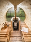 Ostrava luxusní PUR izolované sauny, rovná podlaha, produkty Premium