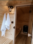 Levice sauny na kolesách prenajmu sauna, dĺžka 3 metre na predaj
