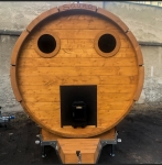 Košice  Predám saunu na kolesách, prívesný vozík za auto so saunou