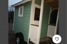 Brodnica Sauna mobilna, sauna na wózku, sauna przenośna sauna
