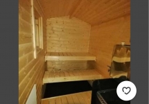 Brodnica Sauna mobilna, sauna na wózku, sauna przenośna sauna