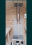 Mobilna sauna-beczka 2x2,15m w wysokiej jakości