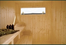 Sauna ogrodowa drewniana 300x200 premium ocieplana malowana balia. Zator