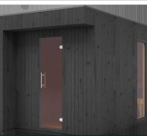 Chojnice Nowoczesna sauna ogrodowa zewnętrzna z montażem