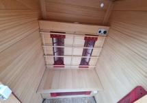 Włocławek Lipno Rypin sauna 1-2 osobowa kabina z oświetleniem szybki montaż 5 grzałek ławka