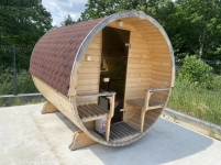 Olsztyn Sauna ogrodowa NOWA 9kW + balia sprzedam