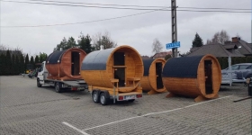 Praha mobilní sauny na prodej 2,5 m *DOSTUPNÉ*