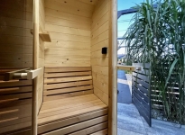 Brno Zahradní sauna se zádveřím nové i použité na prodej levně