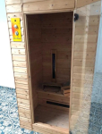 Zielona Góra sauna kabina 1-2 osobowa szklane drzwi regulacja temperatury